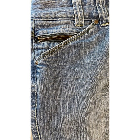 Vintage Tommy Hilfiger Woman Mid-Rise Jeans Women Size 14 Zipper Pockets Rivets - Picture 5 of 16